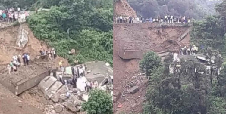 टिहरी: घर पर गिरा सड़क का पुश्ता तीन भाई-बहन दबे, एक शव बरामद