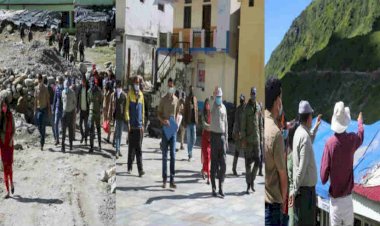 मुख्य सचिव ने किया केदारनाथ धाम में पुनर्निर्माण कार्यों का निरीक्षण