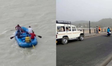 हरिद्वार: युवक-युवती नें चंडी पुल से लगाई छलांग