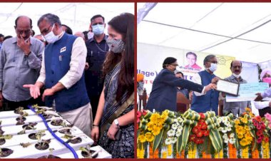 माजरी ग्रांट में एकीकृत आदर्श कृषि ग्राम योजना का शुभारंभ