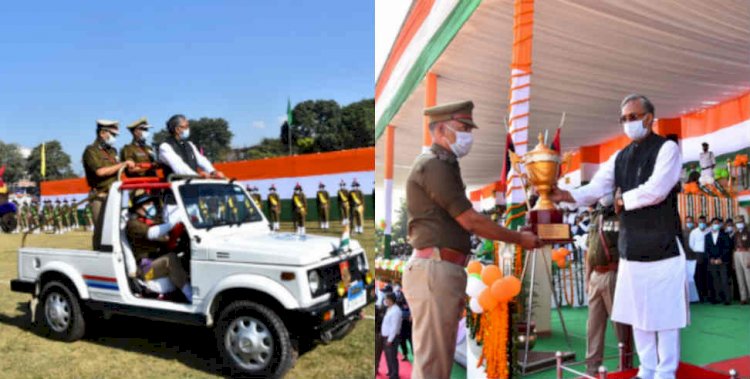 राष्ट्रीय एकता दिवस: सीएम ने किया परेड का निरीक्षण, दिलाई एकता की शपथ