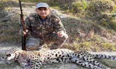 पिथौरागढ़: आदमखोर गुलदार को प्रसिद्ध शिकारी जॉय हुकील ने किया ढेर