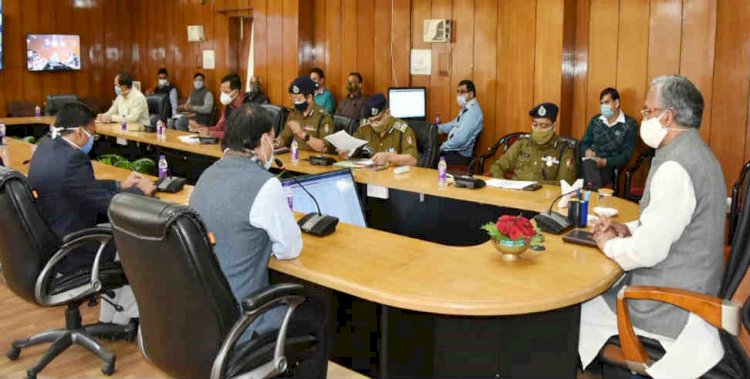 सीएम ने की कोविड रोकथाम एवं बचाव कार्यों की समीक्षा  