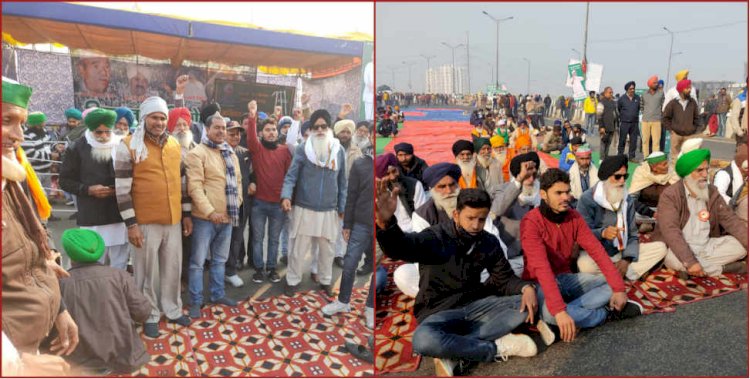 आइसा के प्रतिनिधिमंडल ने दिया किसानों के आंदोलन को समर्थन
