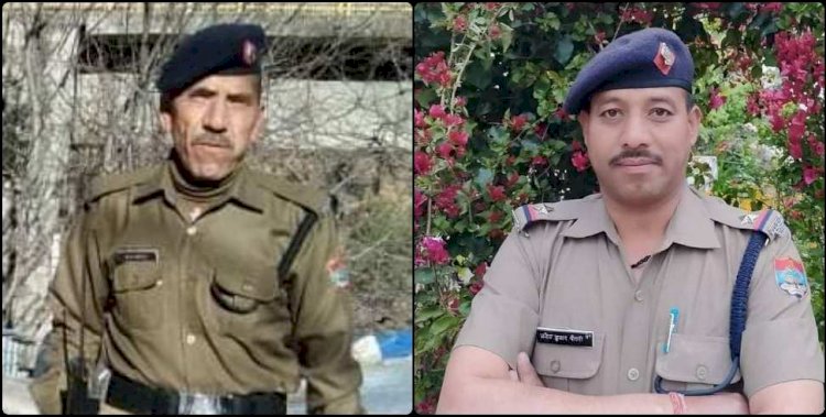 आपदा में शहीद दोनों पुलिसकर्मियों का अंतिम संस्कार, सीएम ने दी श्रद्धांजिल
