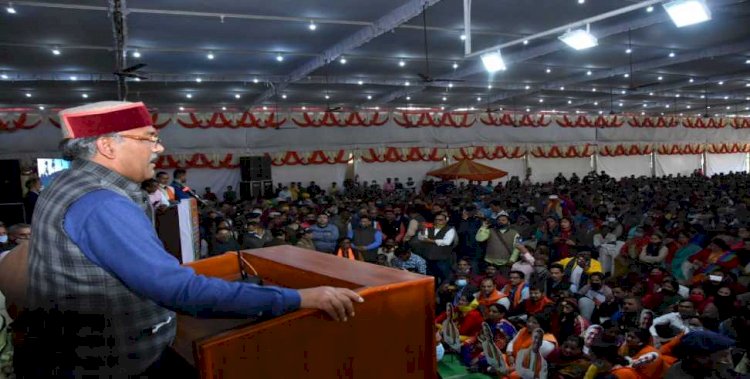 देहरादून: सीएम त्रिवेन्द्र ने किया करीब 50 करोड़ रूपये की योजनाओं को लोकार्पण एवं शिलान्यास