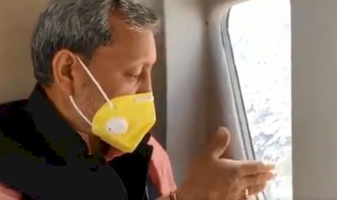 चमोली ग्लेशियर हादसा: मौके से लौट कर सीएम तीरथ ने की प्रेस वार्ता, दी बचाव अभियान की जानकारी