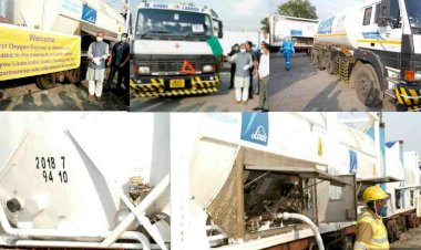 राहत: उत्तराखंड पहुंची ऑक्सीजन एक्सप्रेस, सीएम ने की प्रदेश भर के लिए रवाना