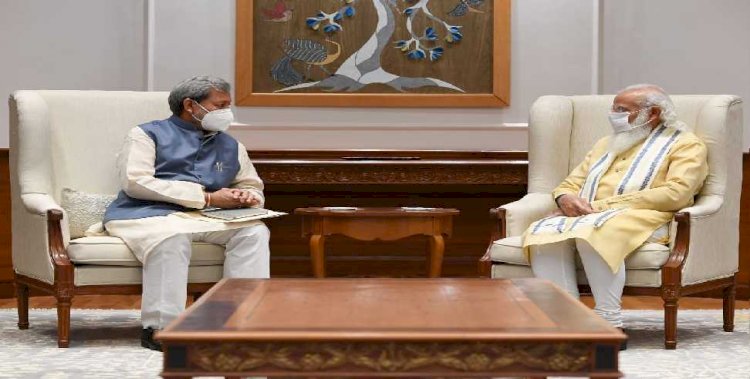 पीएम मोदी से मिले सीएम तीरथ, कुमाऊं में नया एम्स या ऋषिकेश एम्स की शाखा खोलने की मांग की