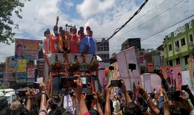 सीएम बनने के बाद पुष्कर सिंह धामी पहली बार पहुंचे अपने गृह जनपद, लोगों ने किया अभूतपूर्व स्वागत