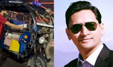 जब रात को खराब ई रिक्शा वाले की मदद करने आ पहुंचे  IAS दीपक रावत, देखें वीडियो