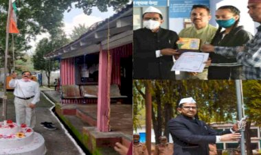 थराली: हर्षोल्लास के साथ मनाई गई स्वतंत्रता की 75 वीं वर्षगांठ