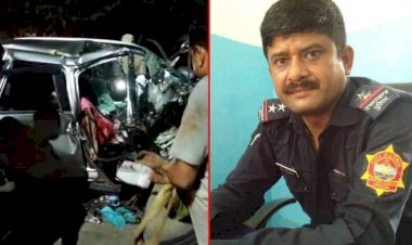 दुखद: कार और ट्रक की भीषण टक्कर में सिटी पेट्रोलिंग यूनिट (सीपीयू) के प्रभारी की दर्दनाक मौत