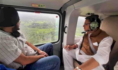 सीएम पुष्कर धामी ने मुख्य सचिव के साथ किया आपदा प्रभावित क्षेत्रों का हवाई सर्वे