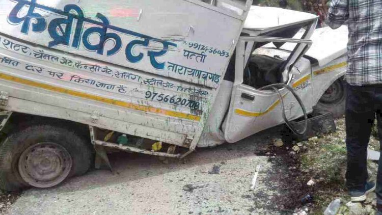 चमोली: पिकअप वाहन दुर्घटनाग्रस्त , मौके पर हुई चालक की मौत, एक घायल