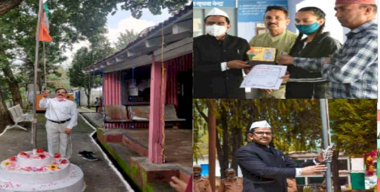 थराली: हर्षोल्लास के साथ मनाई गई स्वतंत्रता की 75 वीं वर्षगांठ