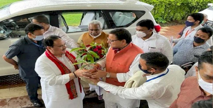 दो दिवसीय दौरे पर उत्तराखंड पहुंचे भाजपा के राष्ट्रीय अध्यक्ष जेपी नड्डा