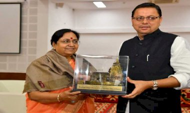 सीएम धामी समेत कैबिनेट मंत्रियों, विधायकों और अधिकारियों ने दी राज्यपाल बेबी रानी मौर्य को विदाई