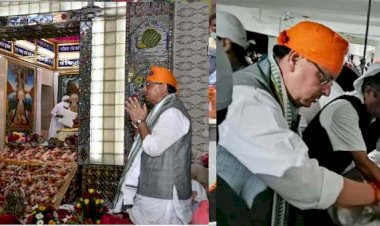 मुख्यमंत्री ने गुरुद्वारा नानकसर में लिया गुरु का आशीर्वाद