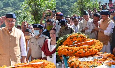 सीएम धामी ने दी शहीद विपिन सिंह को श्रद्धांजलि, शहीद की स्मृति में रखा जाएगा सड़क और इंटर कालेज का नाम