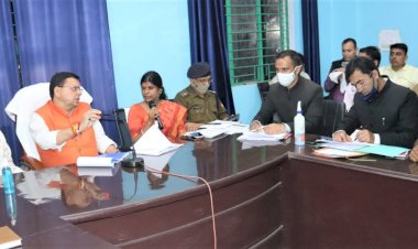 सीएम धामी ने खटीमा पहुंचकर किया क्षेत्र में किये जा रहे विभिन्न कार्यों का स्थलीय निरीक्षण