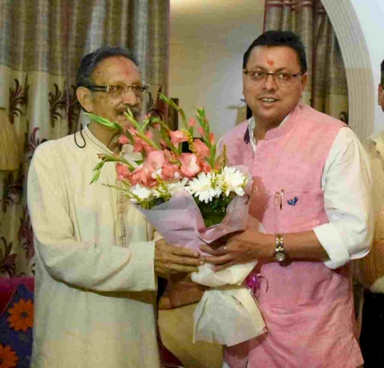 सीएम धामी ने दी पूर्व सीएम मेजर जनरल (रि.) खंडूरी को जन्मदिवस की शुभकामना