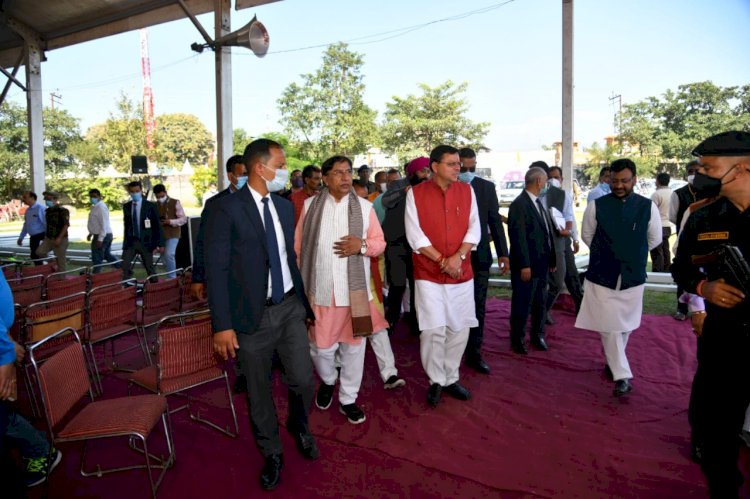 गृहमंत्री अमित शाह की जनसभा कल, सीएम धामी ने लिया व्यवस्थाओं का जायजा