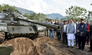 सीएम धामी ने किया सैन्यधाम स्थल का निरीक्षण