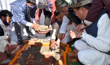 63 करोड़ की लागत से बनेगा भव्य सैन्य धाम, किया गया भूमि पूजन