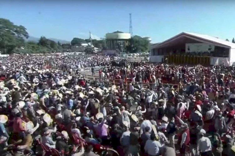 पीएम मोदी की रैली में उमड़ी भारी भीड़, गढ़वाली में की संबोधन की शुरुआत