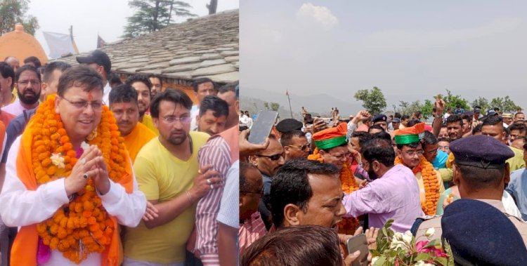 बाबा गोरखनाथ के दर्शन कर सीएम धामी ने शुरू किया चुनावी अभियान, चंपावत के लिए कीं दर्जन भर घोषणाएं