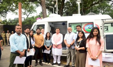 मुख्यमंत्री ने कैम्प कार्यालय से ‘नभ नेत्र’ का किया उद्घाटन