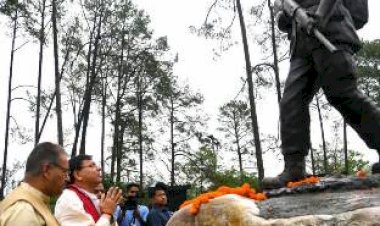 प्रदेश सरकार के 100 दिन पूर्ण: शौर्य स्थल पर माल्यार्पण, 'बेस्ट बने उत्तराखंड अपना' पर आधारित सॉन्ग रिलीज