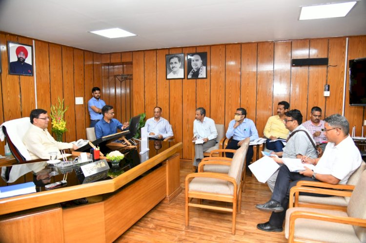 मुख्यमंत्री धामी ने मानसखण्ड कोरिडोर के संबंध में ली बैठक