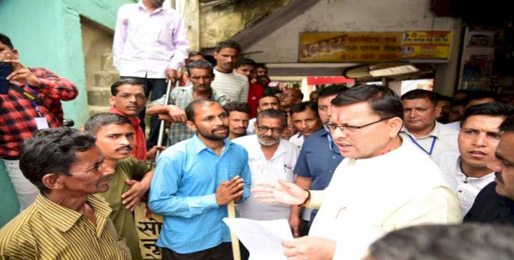 क्षेत्रीय जनता से रूबरू हुए सीएम धामी, याद किये बचपन के दिन