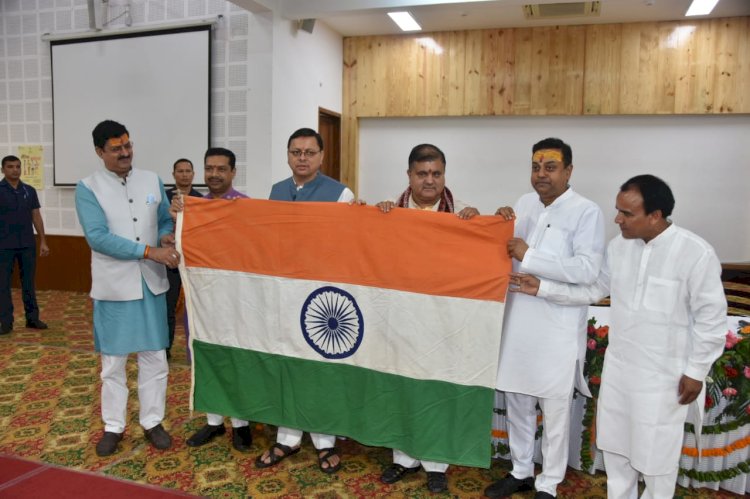 CM ने किया उत्तराखण्ड में ‘हर घर तिरंगा’ अभियान का शुभारंभ