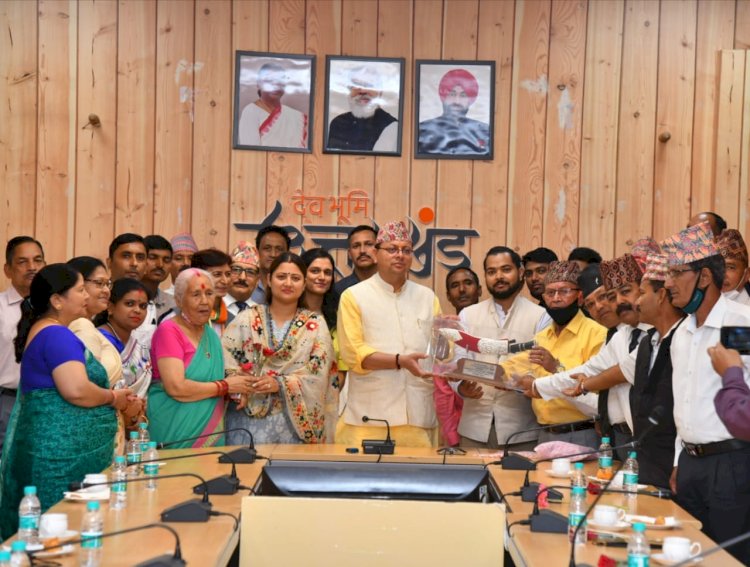 गोरखा कल्याण परिषद् ने किया सीएम धामी का सम्मान