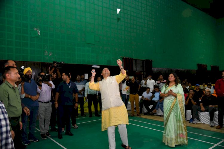 सीएम ने किया ’उत्तराखण्ड राज्य सीनियर बैडमिंटन प्रतियोगिता’ का शुभारंभ