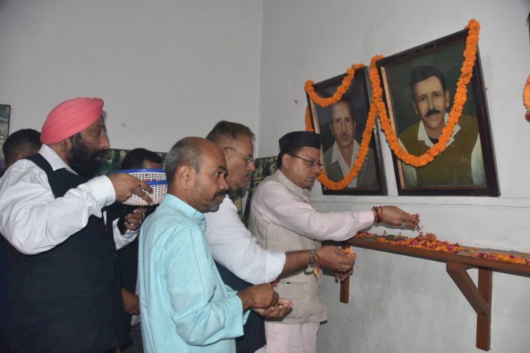 मसूरी गोलीकांड के शहीदों को सीएम धामी ने दी श्रद्धांजलि