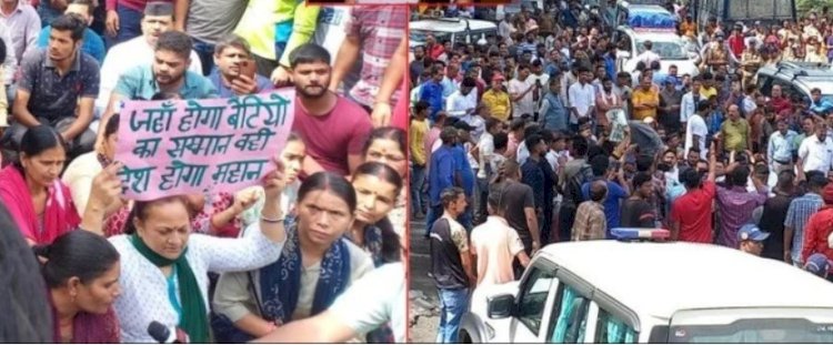 अंकिता हत्याकांड को लेकर धरने पर बैठे लोग, बदरीनाथ हाईवे किया जाम