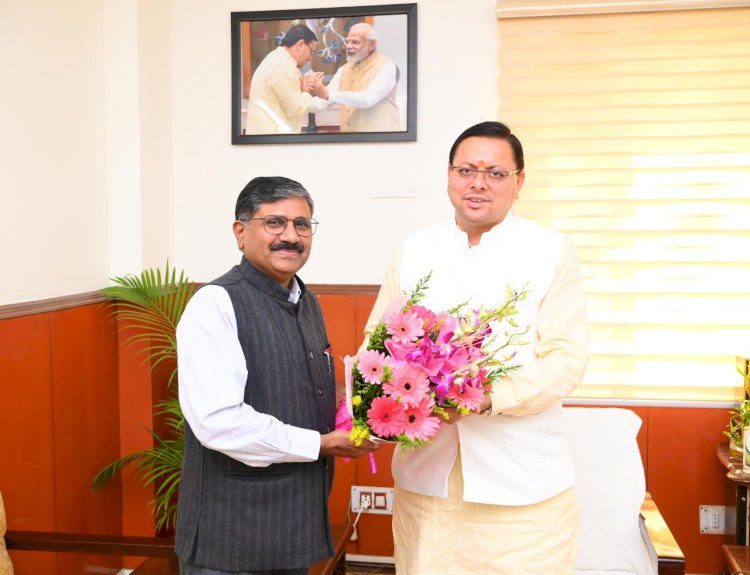 सीएम से मिले लोक सेवा आयोग के अध्यक्ष