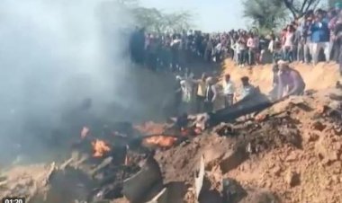 राजस्थान के भरतपुर में चार्टर्ड विमान दुर्घटनाग्रस्त, तकनीकी खराबी की आशंका