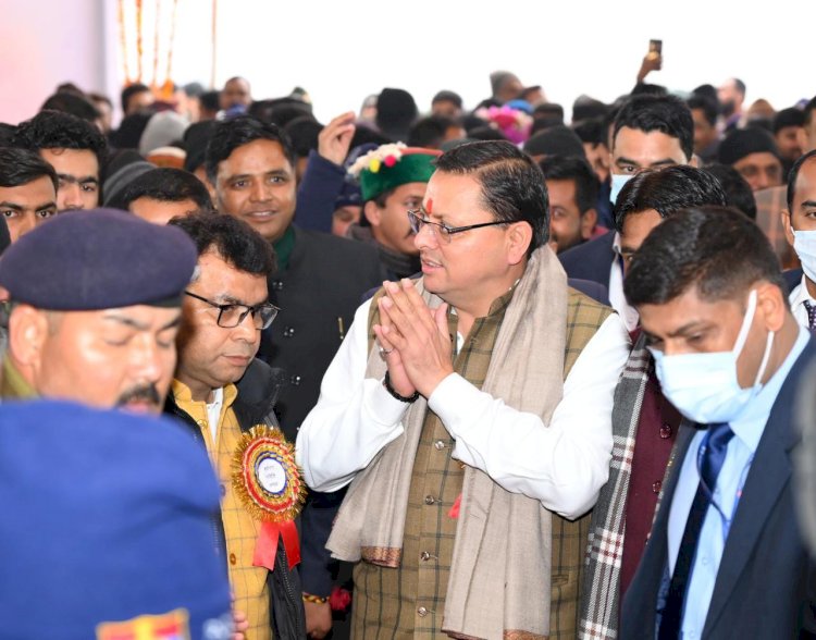 तरुणाई के मध्य उपस्थित होकर स्वयं को गौरवान्वित एवं ऊर्जावान महसूस कर रहा हूँ: सीएम धामी