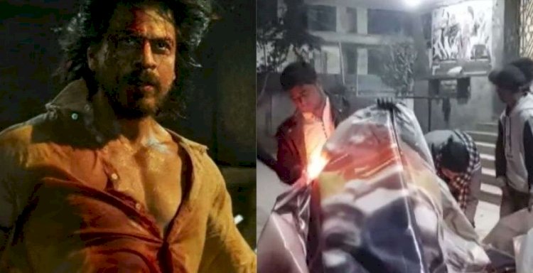 'फिल्म चलेगा हॉल जलेगा, बिहार में पठान मूवी का पुरजोर विरोध, पोस्टर फाड़े और जलाए गए