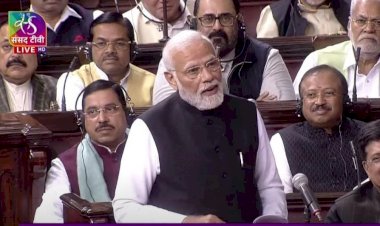 राज्यसभा में विपक्षी सांसदों के नारेबाजी के बीच पीएम मोदी ने राष्ट्रपति के अभिभाषण पर धन्यवाद प्रस्ताव का इस तरह दिया जवाब