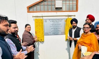 कैबिनेट मंत्री अनमोल गगन मान  ने खरड़ में  2 करोड़ रुपये की लागत से बनाए गए स्पोर्ट्स स्टेडियम का लोकार्पण किया