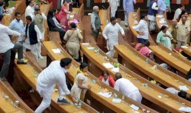 निर्विघ्न मेयर चुनाव के बाद दिल्ली एमसीडी हाउस में आप-भाजपा पार्षदों में जमकर हुई हाथापाई