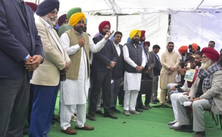 गन्ना, किन्नू, लहसुन और अन्य फलों के लिए प्रोसेसिंग प्लांट शीघ्र स्थापित किये जायेंगे : सीएम भगवंत ने किसान मिलनी में किया एलान