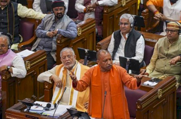 यूपी विधानसभा में राजू पाल  हत्याकांड के गवाह की हत्या को लेकर भिड़े योगी-अखिलेश