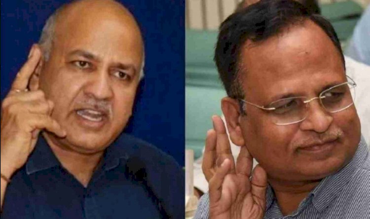 दिल्ली के मंत्रियों मनीष सिसोदिया, सत्येंद्र जैन ने इस्तीफा दिया